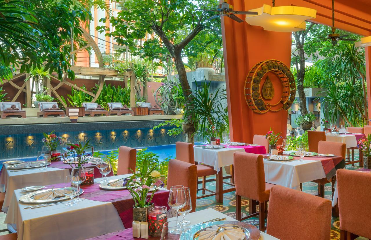Golden Temple Residence Siem Reap Ngoại thất bức ảnh The restaurant
